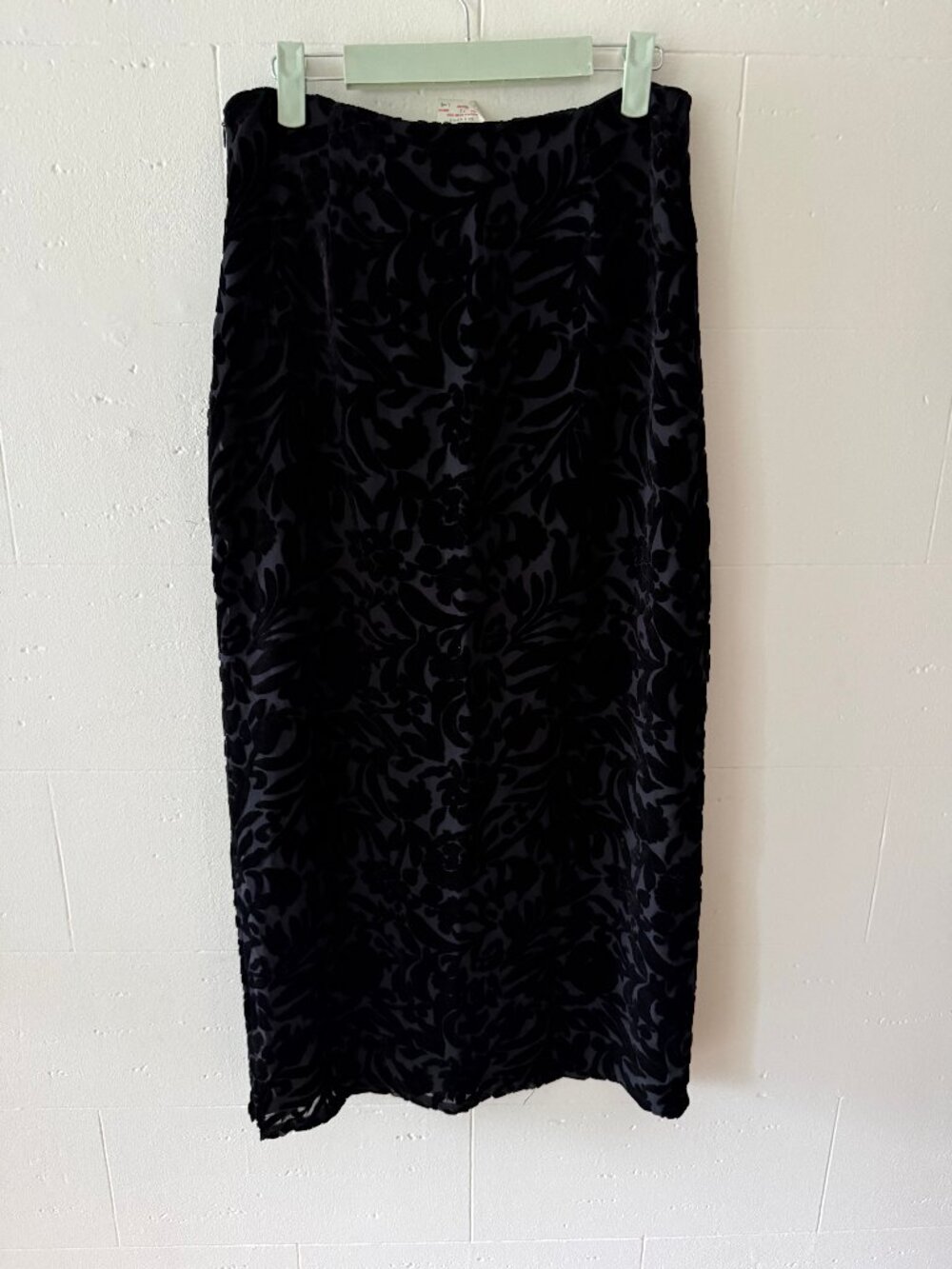 Vintage Y2K Burnout Velvet Maxi Dress Whimsygoth Witchy Grunge | Medium - Picture 16 of 16